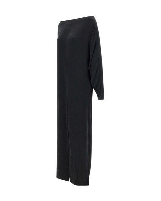 REMAIN Birger Black Bat-Sleeve Maxi Dress