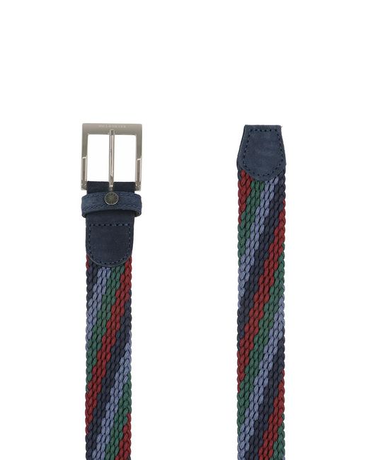 Paul & Shark Black Logo Belt for men