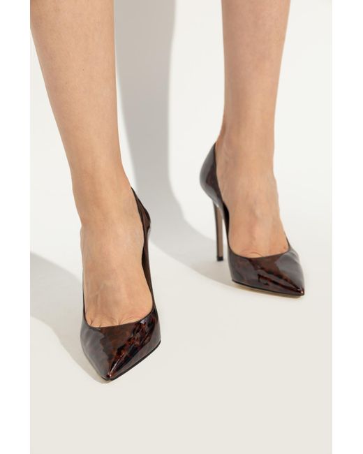 Stuart Weitzman Brown Pointed High Heels