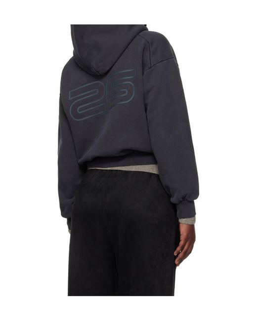 Fear Of God Black Logo Printed Classic Hoodie