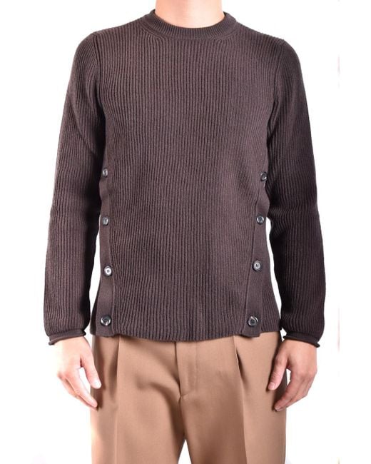 Moschino Purple Long-Sleeved Sweater for men