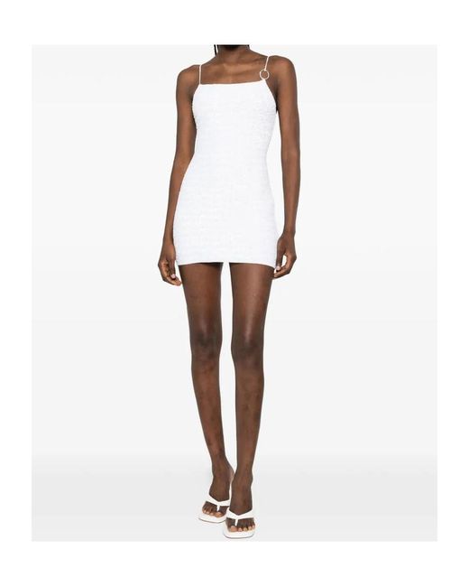 Oseree White Oséree Sequin Mini Dress