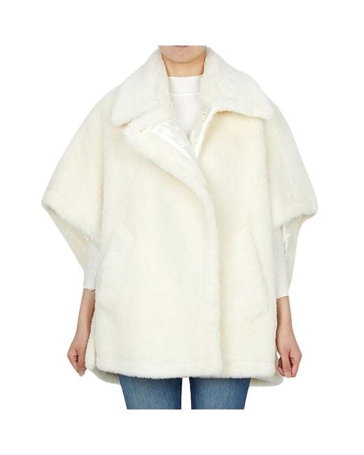 Max Mara White Cape