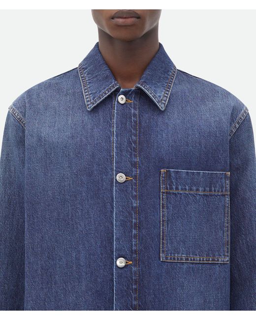 Bottega Veneta Blue Denim Jacket for men