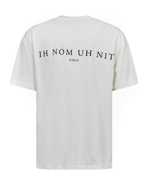 Ih Nom Uh Nit White Graphic-Print T-Shirt for men
