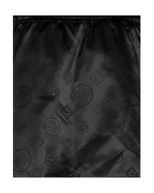 Casablanca Black Elastic Waist Skirt