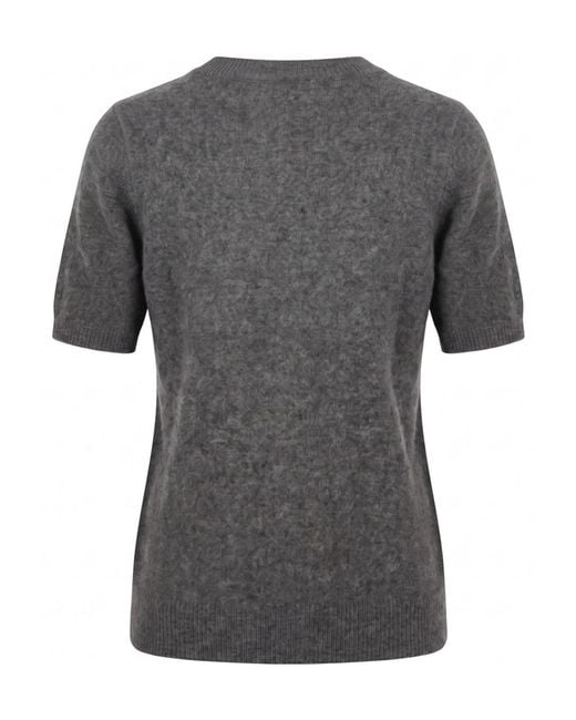 P.A.R.O.S.H. Gray Short-Sleeved Sweater