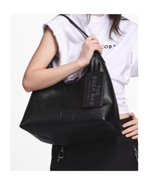 Marc Jacobs Black Belted Sack Bag