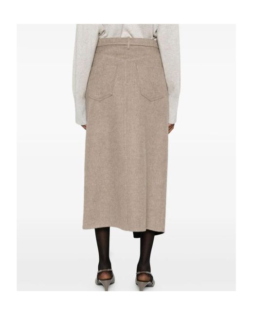 Brunello Cucinelli Natural Skirt