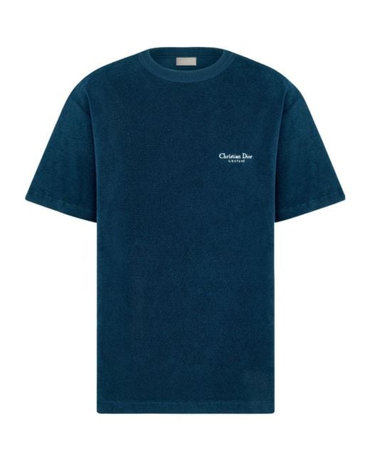 Dior Christian Couture T-Shirt, Relaxed Fit in Blue for Men | Lyst