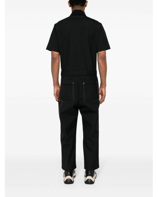 Sacai X Carhartt Wip Suiting Bonding Jumpsuit in Black for