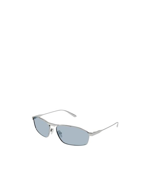 Balenciaga Blue Eyewear Pilot Frame Sunglasses for men