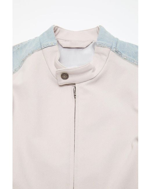 Acne Natural Denim-Panel Jacket for men