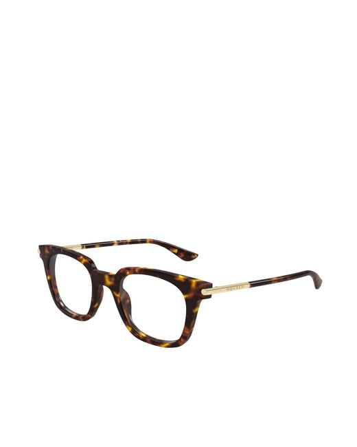 McQueen White Eyewear Square Frame Glasses for men