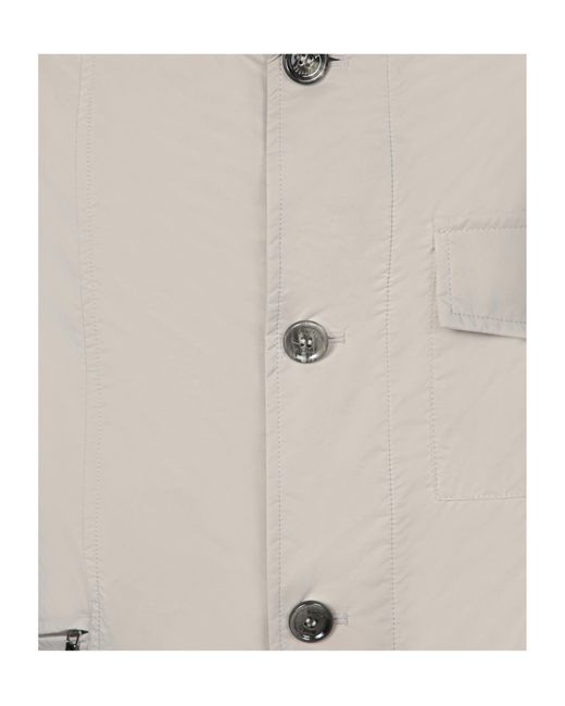 Moorer Gray Long-Sleeved Casual Jacket for men
