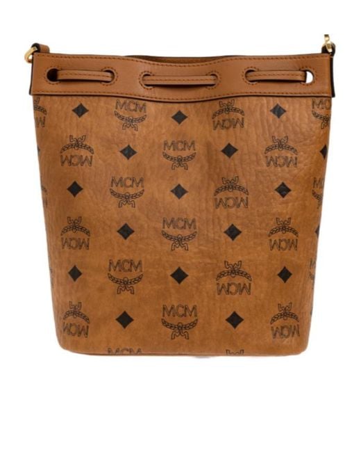 MCM Brown Dessau Shoulder Bag