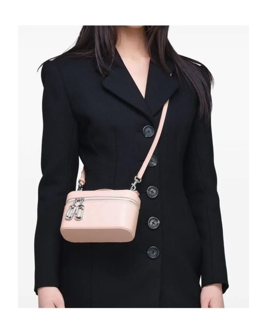 Marc Jacobs Pink Scene Logo Lettering Vanity Bag