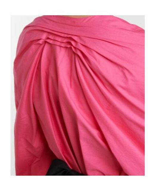 Roksanda Pink Zaineb Belted Poplin Gown