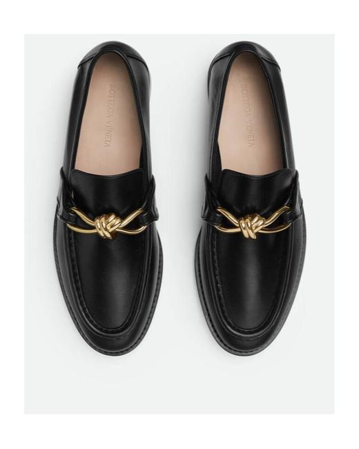 Bottega Veneta Black Astaire Loafer