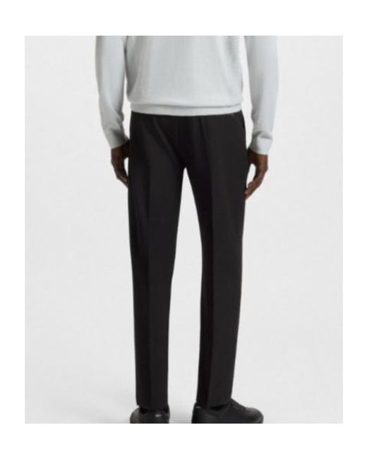 Boss Black Boss Drawstring Tapered Fit Trousers for men