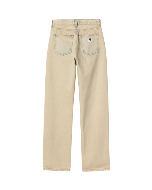 Carhartt Natural Logo-Patch Jeans