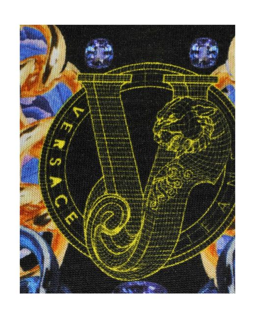 Versace Jeans Black Logo Detail T-Shirt