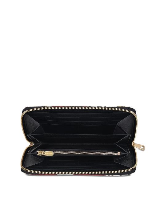 Dolce & Gabbana White Printed Wallet