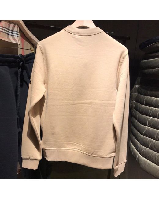 Burberry Multicolor Monogram-Motif Check-Panel Sweatshirt for men
