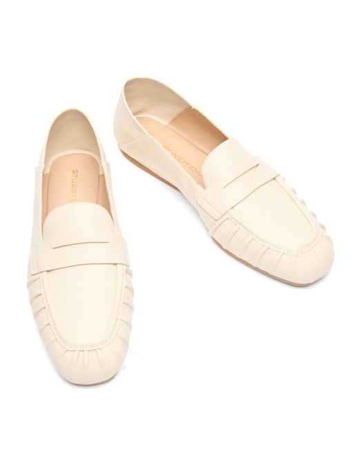 Stuart Weitzman Natural Brooks Loafer