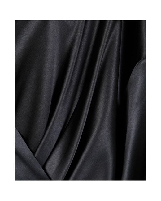 Dries Van Noten Black Long Sleeve Blouse