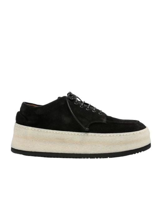 Marsèll Black Raised-Sole Parapana Loafers for men