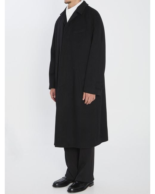 Céline Black Wool Coat for men