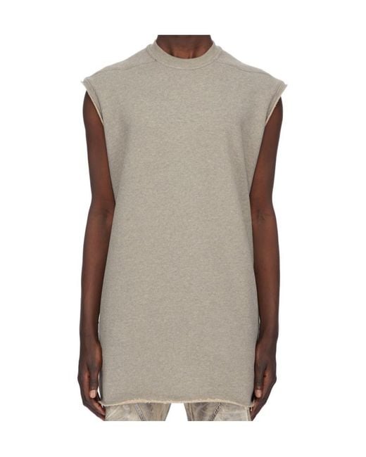 Rick Owens Brown Tarp T-Shirt for men