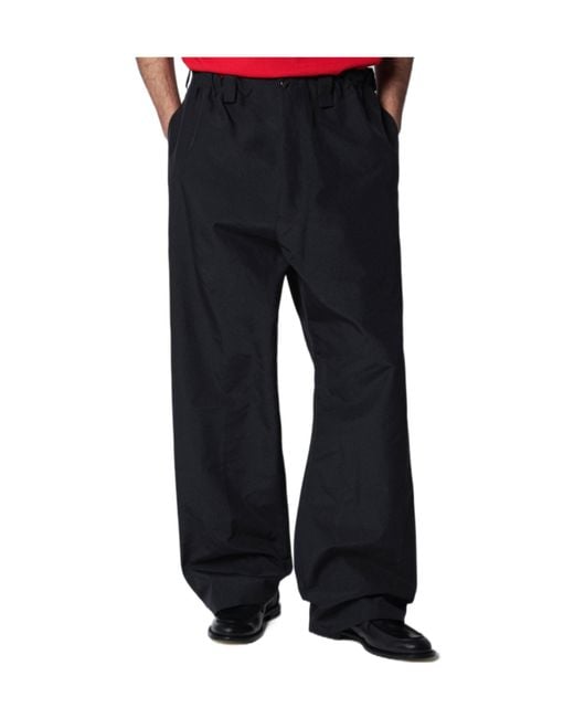 Willy Chavarria Black Casual Pants With Belt Loops for men