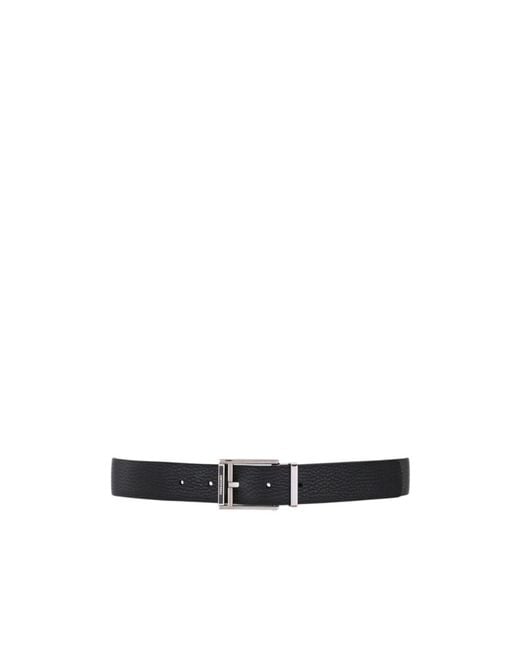 Ferragamo White Double-Sided Adjustable Belt for men