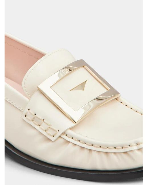 Roger Vivier White Logo Love Shoes