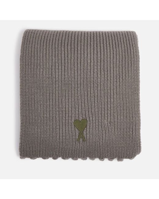 AMI White Adc Scarf for men