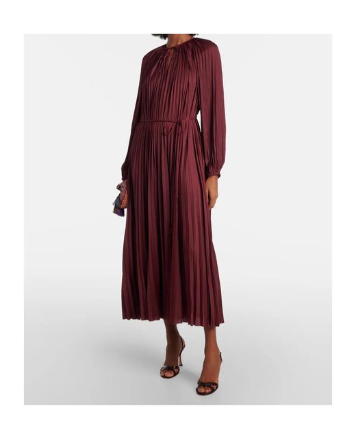 Ulla Johnson Red Long Sleeve Dress