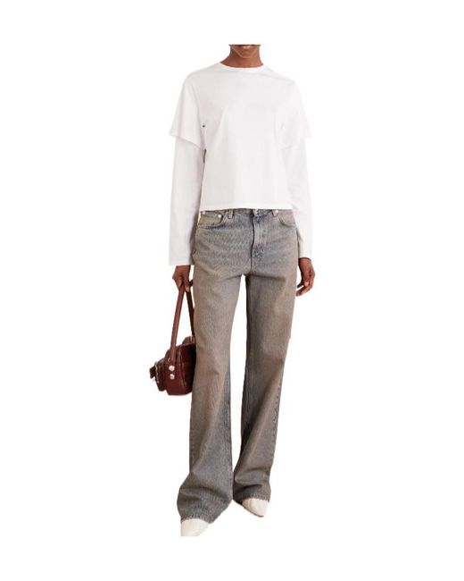 Haikure Gray Loose Midrise Jeans