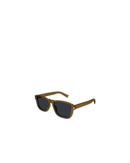 Saint Laurent White Eyewear Square Frame Sunglasses for men
