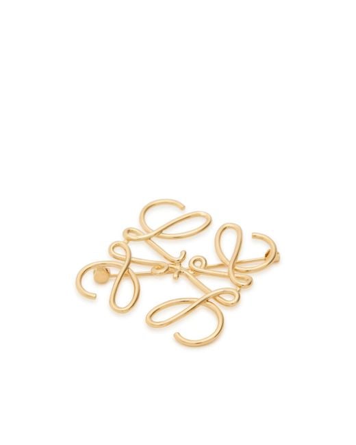 Loewe Metallic Anagram Brooch