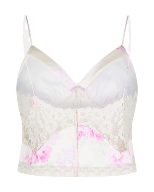 LoveShackFancy Pink Sleeveless Camisole