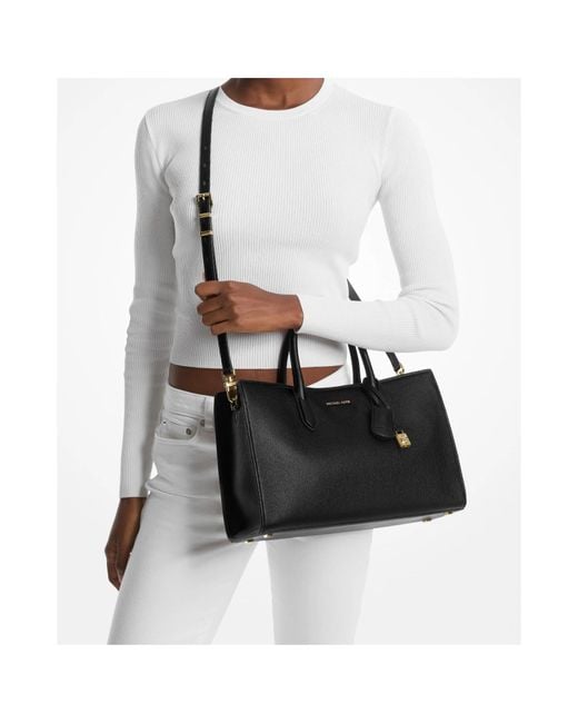 MICHAEL Michael Kors Black Scarlett Medium Satchel Bag