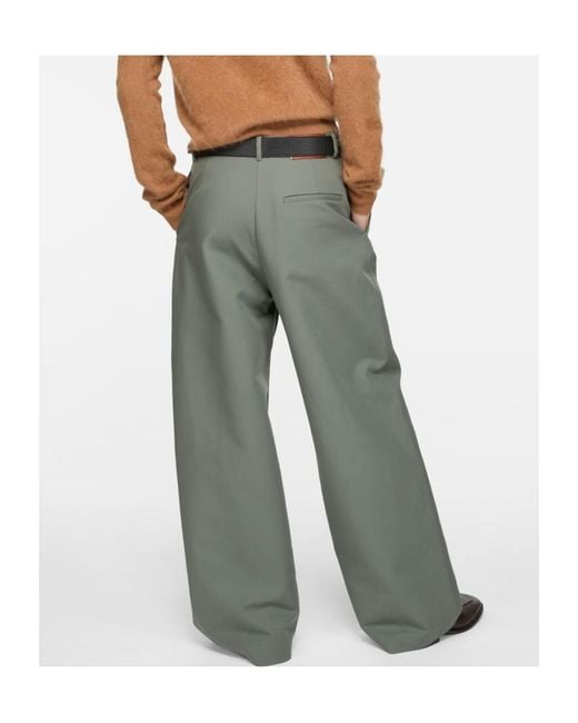 Acne Gray Patch Trousers for men