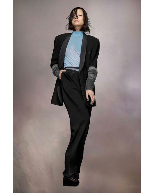 Maison Margiela Black Gabardine Blazer