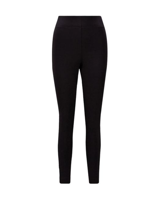 Moncler Black Elastic Waist Casual Pants