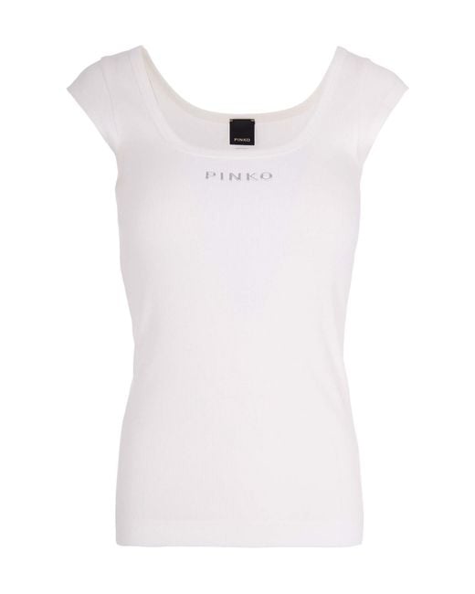 Pinko White Tenace T-Shirt