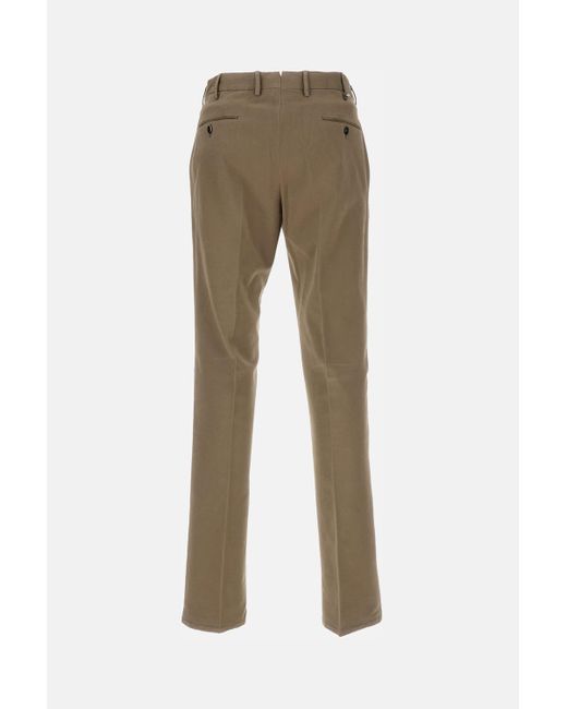 PT01 Gray Mid-Rise Slim-Cut Chinos for men
