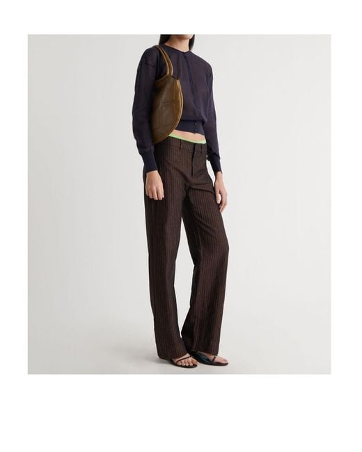 Paloma Wool Blue Paige Sheer Buttoned Cardigan
