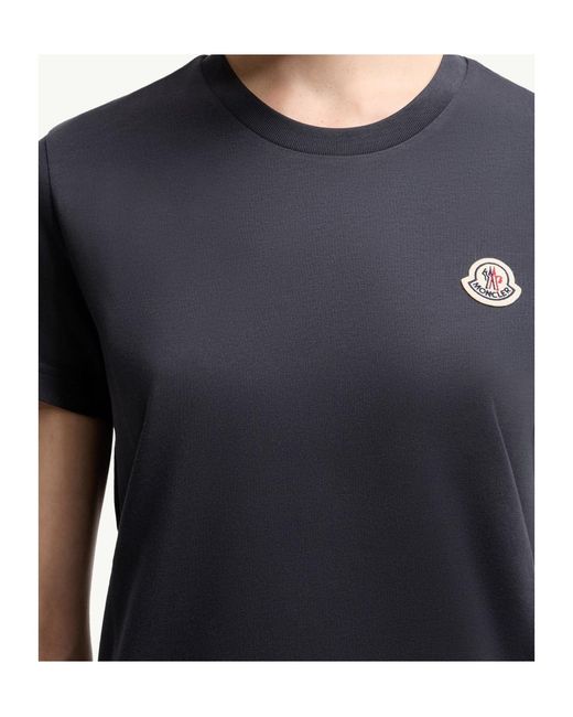 Moncler Blue Logo Patch Three-Pack Of T-Shirts